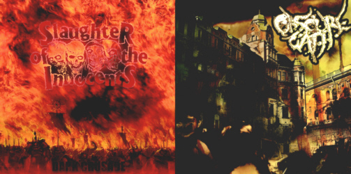 SLAUGHTER OF THE INNOCENTS / OBSCURE OATH split CD SLAUGHTER OF THE INNOCENTS / OBSCURE OATH split CD
