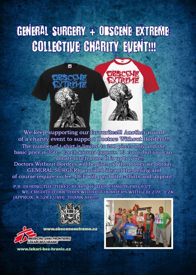 OBSCENE EXTREME 2015 - OEF/GENERAL SURGERY Charity / Bands - Baseball TS OBSCENE EXTREME 2015 - OEF/GENERAL SURGERY Charity / Bands - Baseball TS